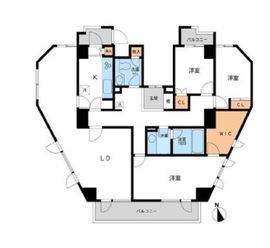 アーデンコート麻布 701 間取り図