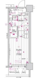 ガーラ・プライム横濱関内 6階 間取り図