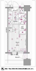グランド・ガーラ横濱元町 6階 間取り図