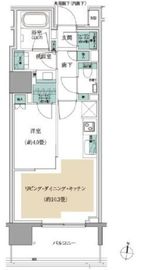 ザ・パークハウスアーバンス白金 9階 間取り図
