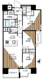 リビオレゾン人形町 5階 間取り図