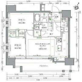 クリオラベルヴィ赤羽東 5階 間取り図