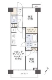 オープンレジデンシア曳舟 4階 間取り図