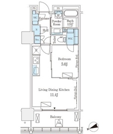 ロイヤルパークス品川 313 間取り図