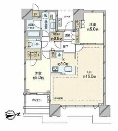 ドゥ・トゥール 26階 間取り図