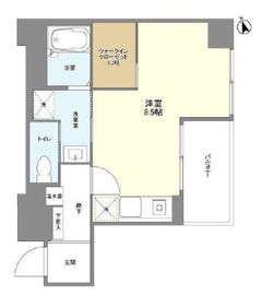 ISM東中野 802 間取り図