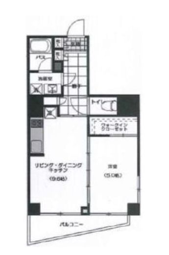 パークヴィスタ日本橋浜町 4階 間取り図