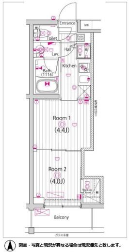 ガーラ元住吉グランドステージ 5階 間取り図
