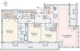 ブランズ渋谷桜丘 27階 間取り図