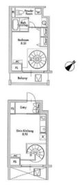 ヴィアラッティア志村 204 間取り図