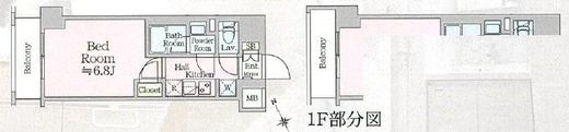 アイルプレミアム横浜サウス 101 間取り図