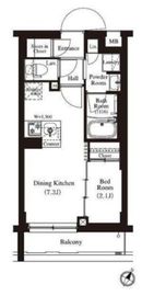 アーバンパーク方南町Ⅱ 302 間取り図