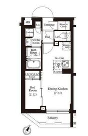 アーバンパーク方南町Ⅱ 307 間取り図