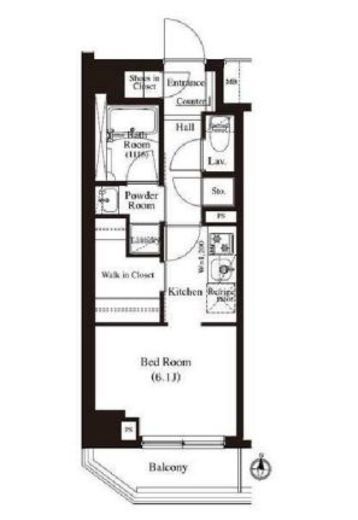 アーバンパーク住吉 409 間取り図