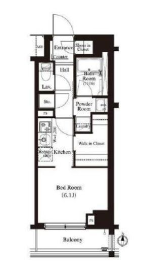アーバンパーク住吉 202 間取り図