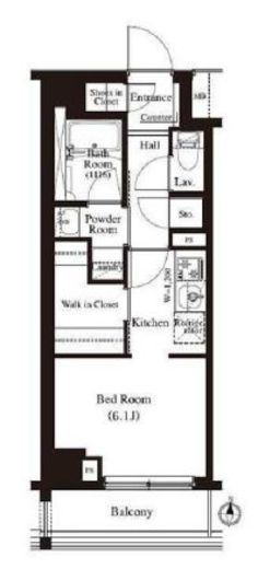 アーバンパーク住吉 203 間取り図