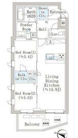 デュークハウス目黒 305 間取り図