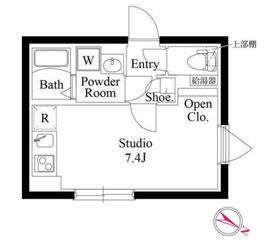 ルリアン西新宿 302 間取り図
