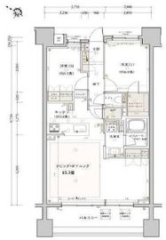 クリオレジダンス横濱ザ・マークス 8階 間取り図