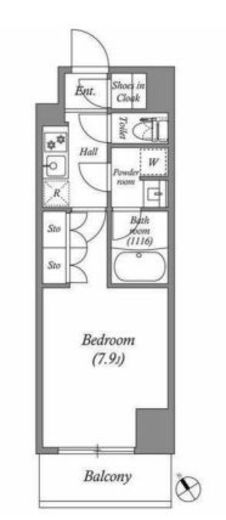 ACPレジデンス西巣鴨 403 間取り図