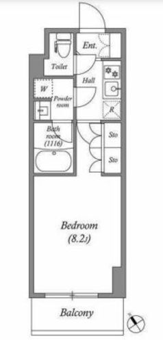 ACPレジデンス西巣鴨 705 間取り図