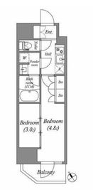 ACPレジデンス西巣鴨 906 間取り図