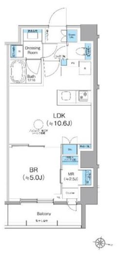 クレヴィアリグゼ西馬込 210 間取り図