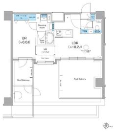 クレヴィアリグゼ西馬込 509 間取り図