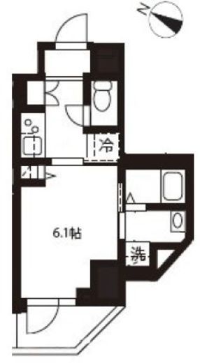ハーモニーレジデンス新横浜 7階 間取り図