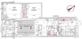 オーベル渋谷dL 2階 間取り図