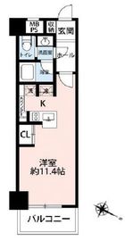 東急ドエルアルス音羽 3階 間取り図