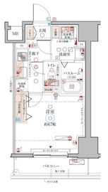 クレヴィスタ元浅草 2階 間取り図