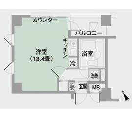 代官山ハイツ 407 間取り図