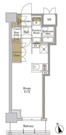 RJRプレシア大森北 310 間取り図