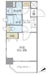 クロスポイント赤羽 204 間取り図