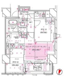 宮益坂ビルディングザ・渋谷レジデンス 15階 間取り図