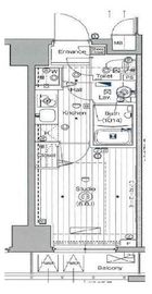 ガーラ・ステーション横濱関内 8階 間取り図