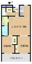 三田ナショナルコート 9階 間取り図