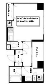 アピス市ヶ谷 6階 間取り図