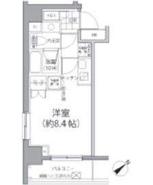 パークハビオ東向島 501 間取り図