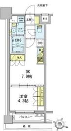 デュオステージ東十条 101 間取り図