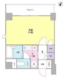 フォレシティ内神田 6階 間取り図