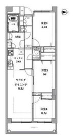 アプリーレ日吉本町 204 間取り図