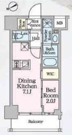 ベルファース八丁堀West 508 間取り図