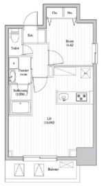 アーバンパーク日暮里 603 間取り図
