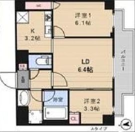 アーバンパーク三ノ輪 701 間取り図