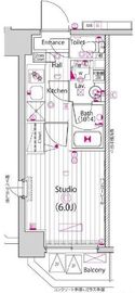 ガーラ・ステーション東神奈川 3階 間取り図