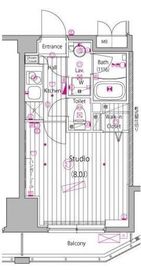 ガーラ・ステーション横濱関内 7階 間取り図