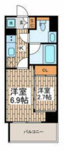 GRAN PASEO大森 (グランパセオ大森) 803 間取り図