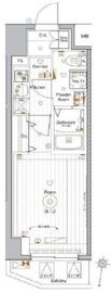 メイクスデザイン新宿落合 8階 間取り図